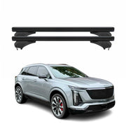 Menabo Dachträger Grundtäger für Cadillac XT5 2020-2024 Aluminium Schwarz 2 tlg