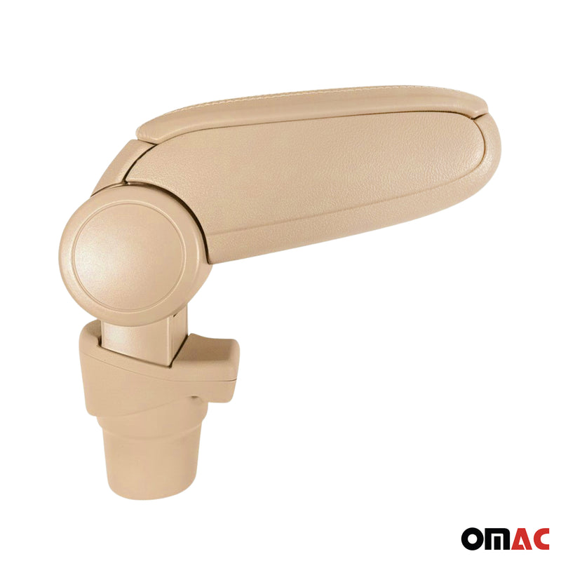 Mittelarmlehne Armlehne Mittelkonsole für Seat Ibiza 2008-2017 PU-Leder Beige