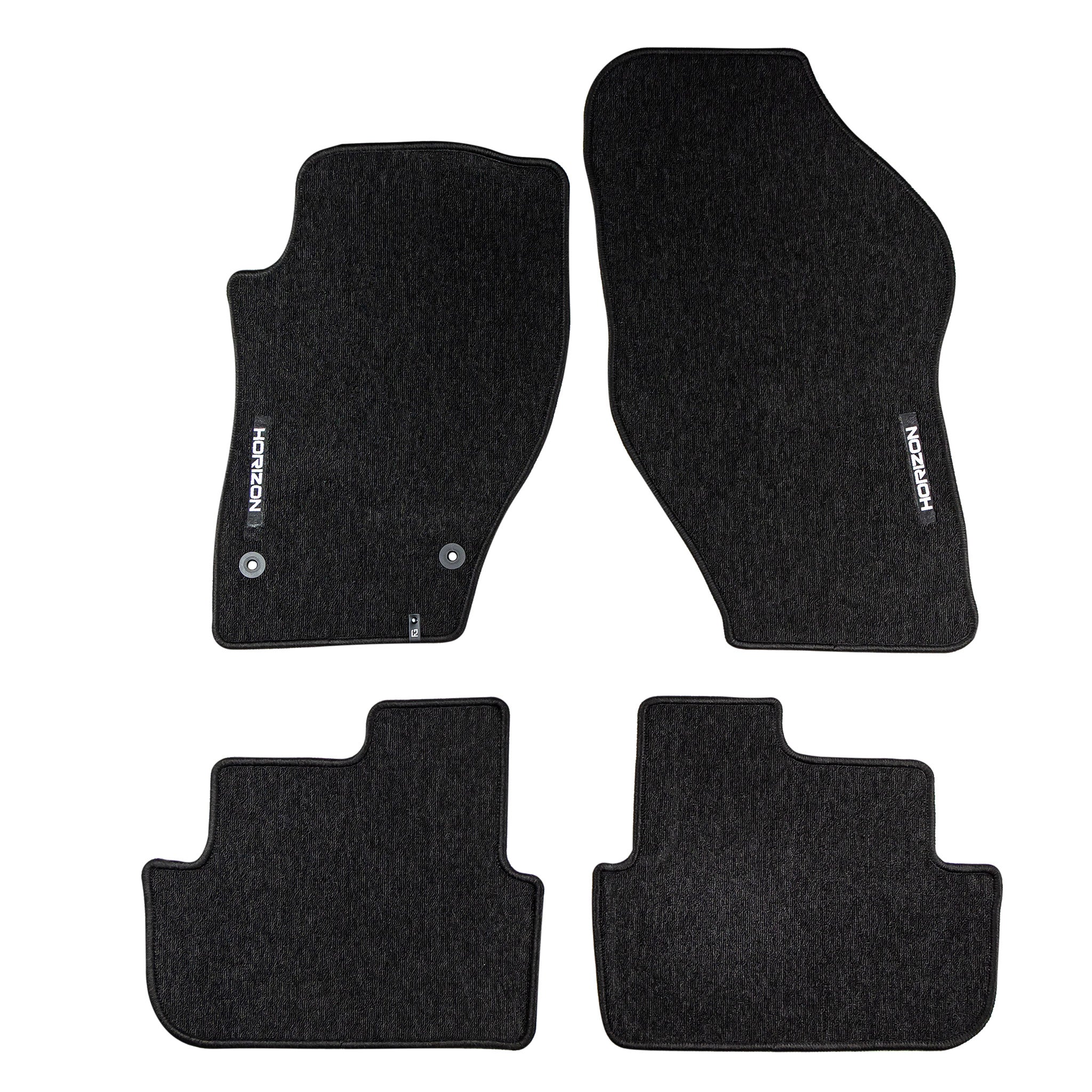 Velours Fußmatten für Peugeot 308 I 2007-13 Autoteppich Automatten Schwarz 4tlg