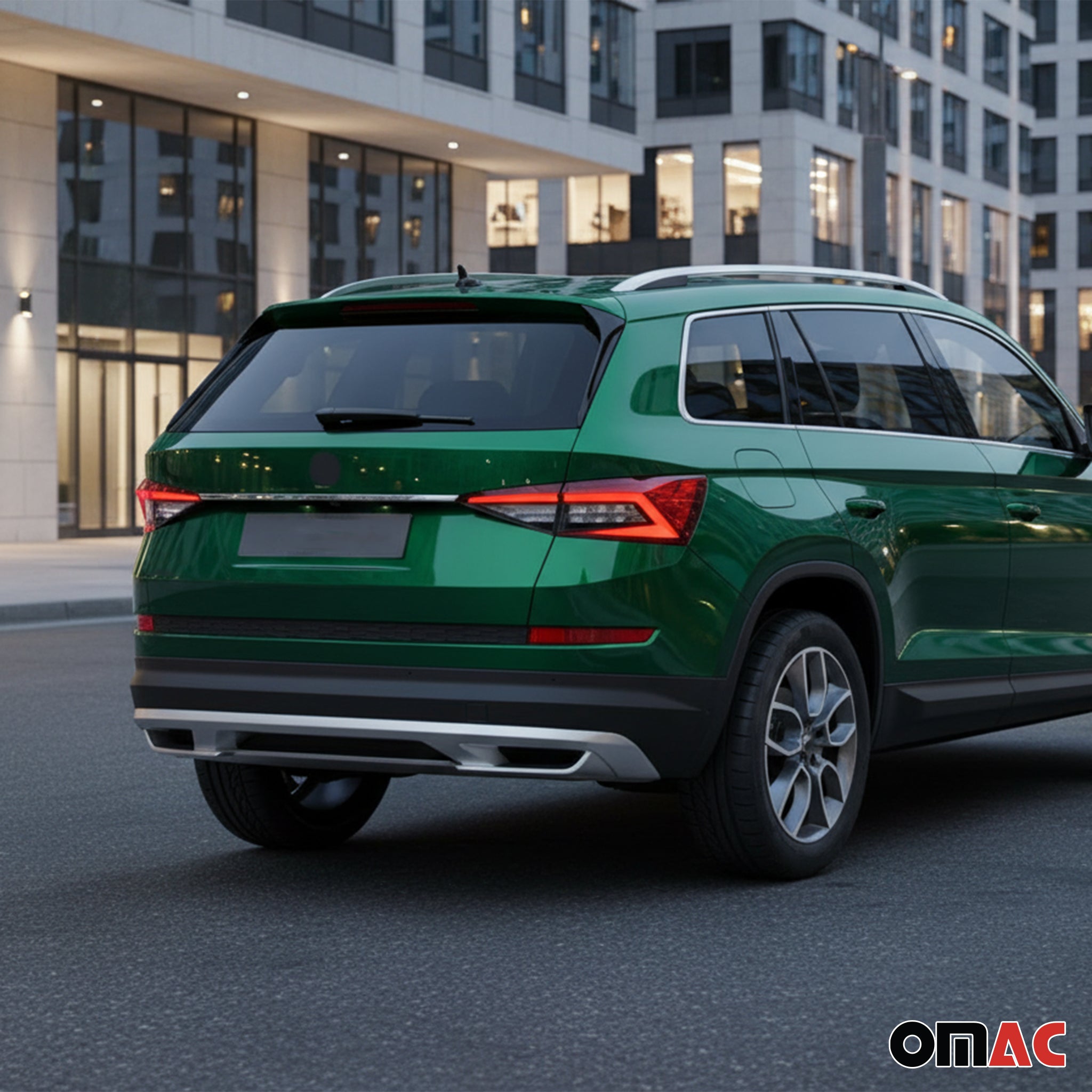 Heckklappe Kofferraumöffner Griff für Skoda Kodiaq 2016-2024 Edelstahl Chrom