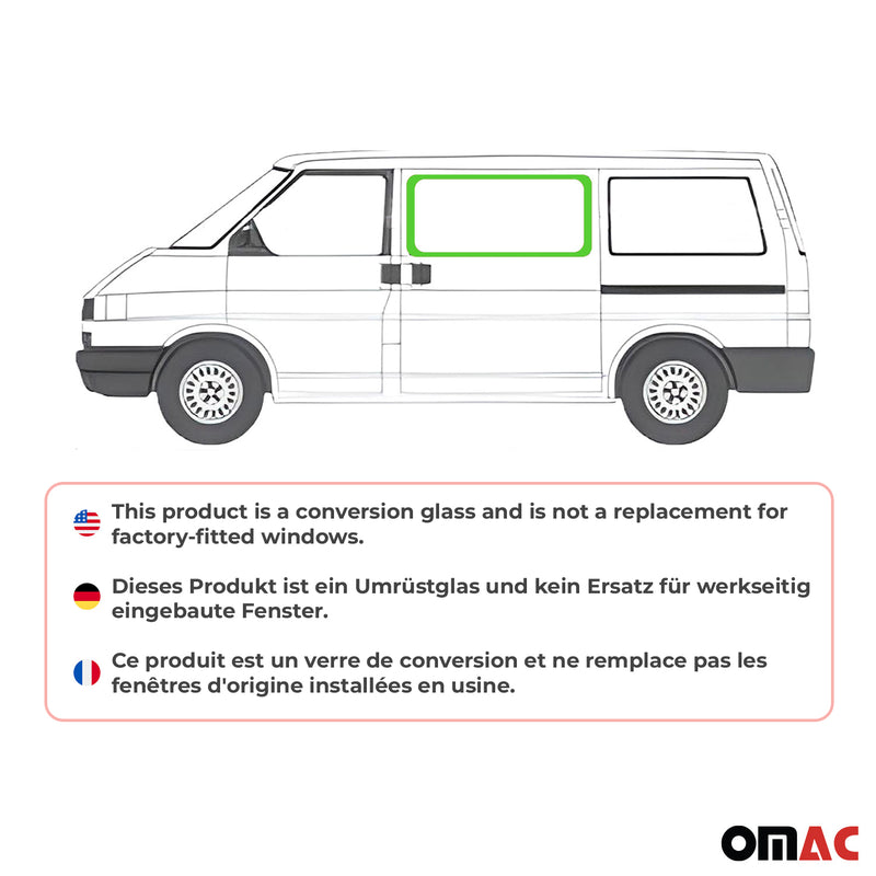 Seitenfenster Auto Fenster für VW T4 Transporter 1990-2003 Vorne Links L1 L2