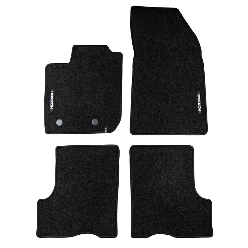 Velours Fußmatten für Dacia Duster II 2017-24 Autoteppich Automatten Schwarz 4x