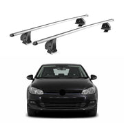 Alu Dachträger für VW Golf mk7 Schrägheck Kombi 2012-2020 5Tür TÜV 2tlg Silber