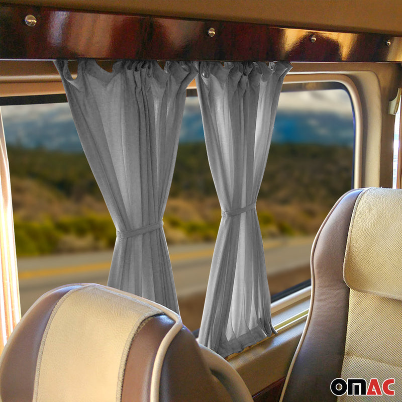 Sun protection curtains MADE for Mercedes Vito W639 2003-2014 Extra Long Gray 10x