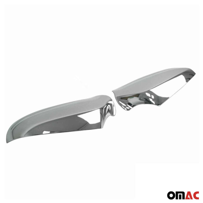 Spiegelkappen Spiegelabdeckung für Opel Astra H 2004-2009 Chrom ABS Silber 2tlg