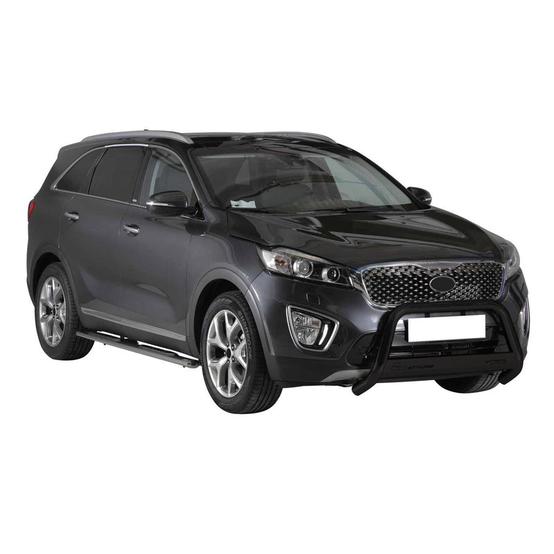 Frontbügel Frontschutzbügel für Kia Sorento 2014-2017 ø63mm Stahl Schwarz Schutz