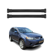Dachträger Grundtäger für Mitsubishi Outlander 2008-2012 75kg Alu Schwarz 2 tlg