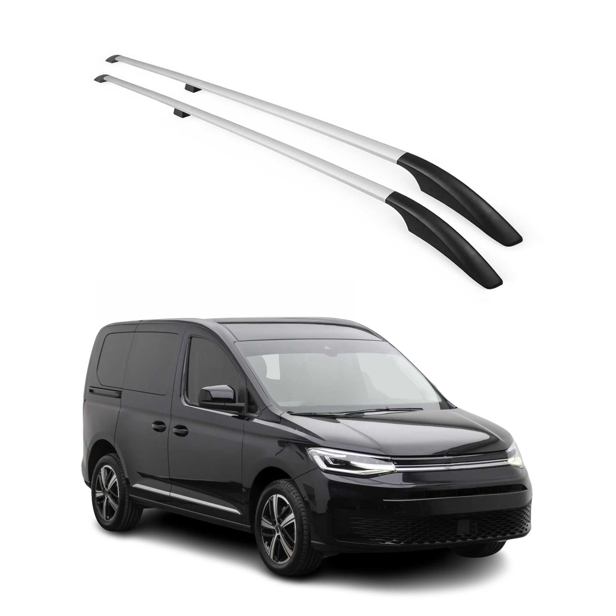 Dachreling Dachgepäckträger Relingträger für VW Caddy 2020-2026 Kurzer Alu