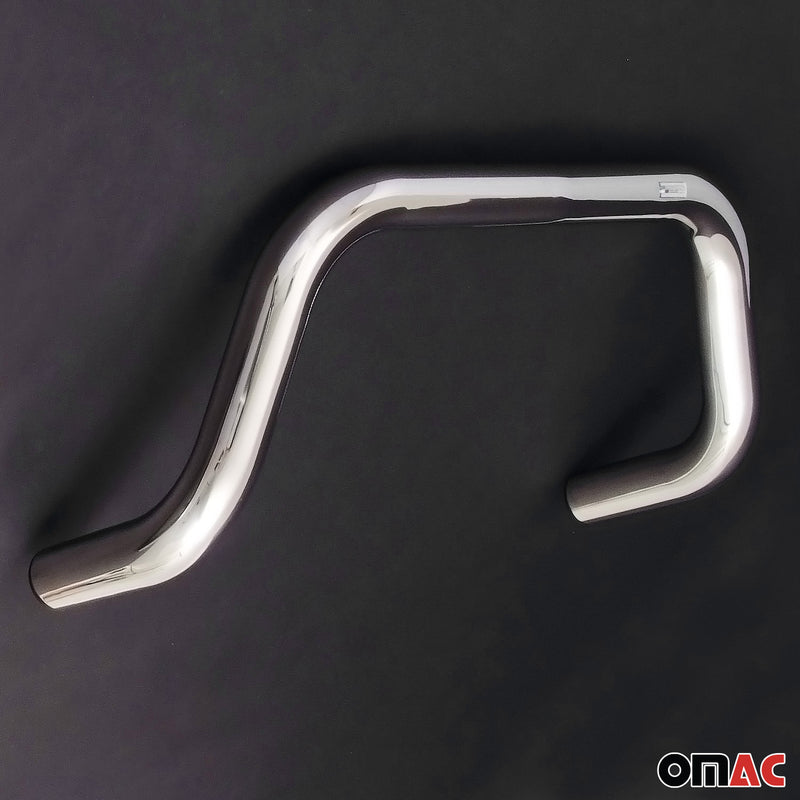 Frontbügel Frontschutzbügel für Hyundai Santa Fe 2012-2015 ø76mm Stahl Silber