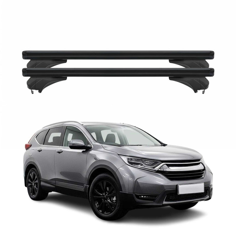 Menabo Dachträger Grundtäger für Honda CR-V V 2017-2021 Aluminium Schwarz 2 tlg