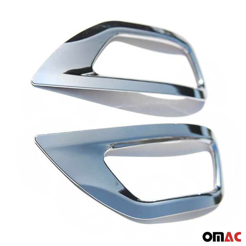 Reflektor Blenden Reflektor Rahmen für Jeep Grand Cherokee 2011-2019 Chrom ABS