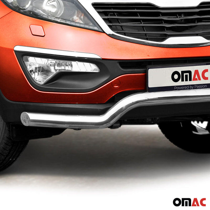 Frontbügel Frontschutzbügel Schutz für Kia Sportage 2010-2015 Stahl ABE Silber