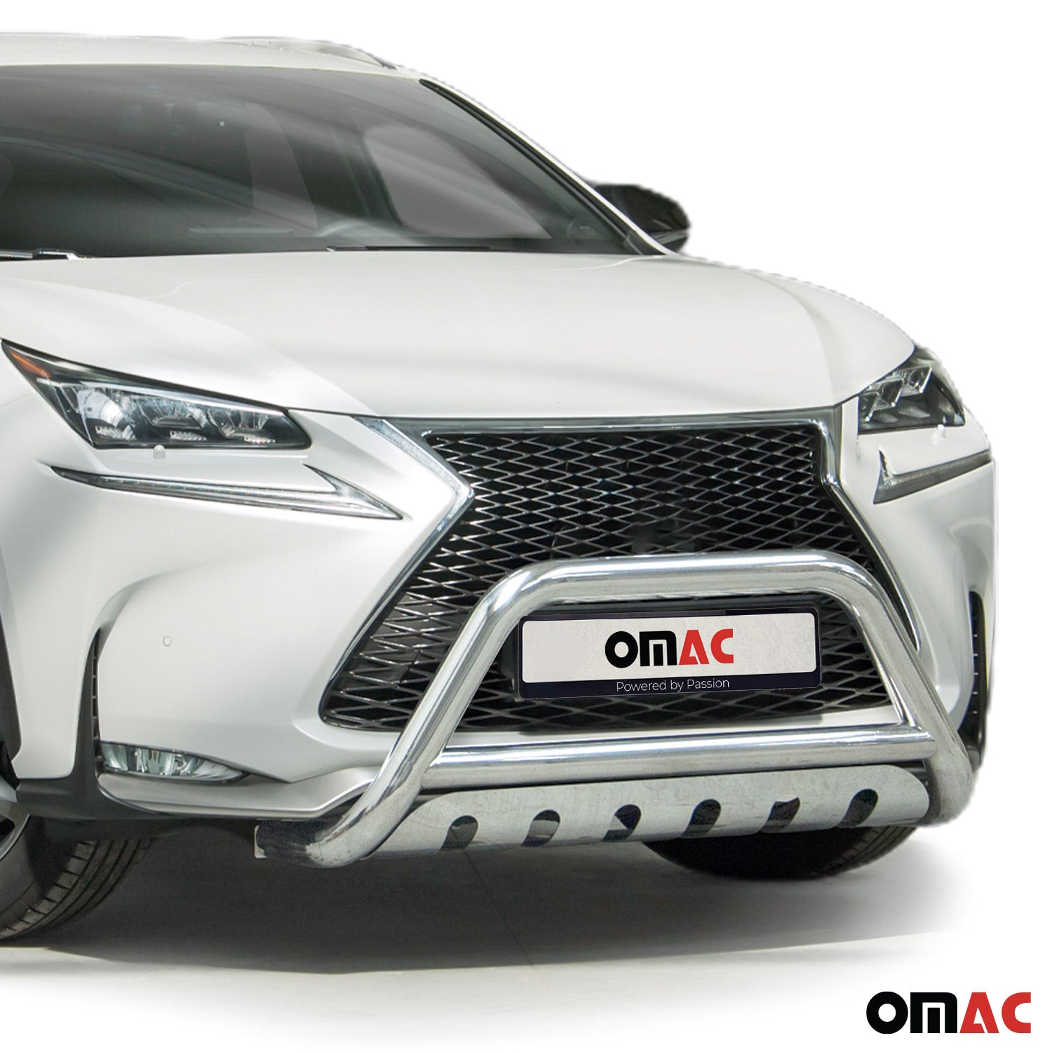Frontbügel Frontschutzbügel für Lexus NX 2015-2021 mit ABE Edelstahl Silber