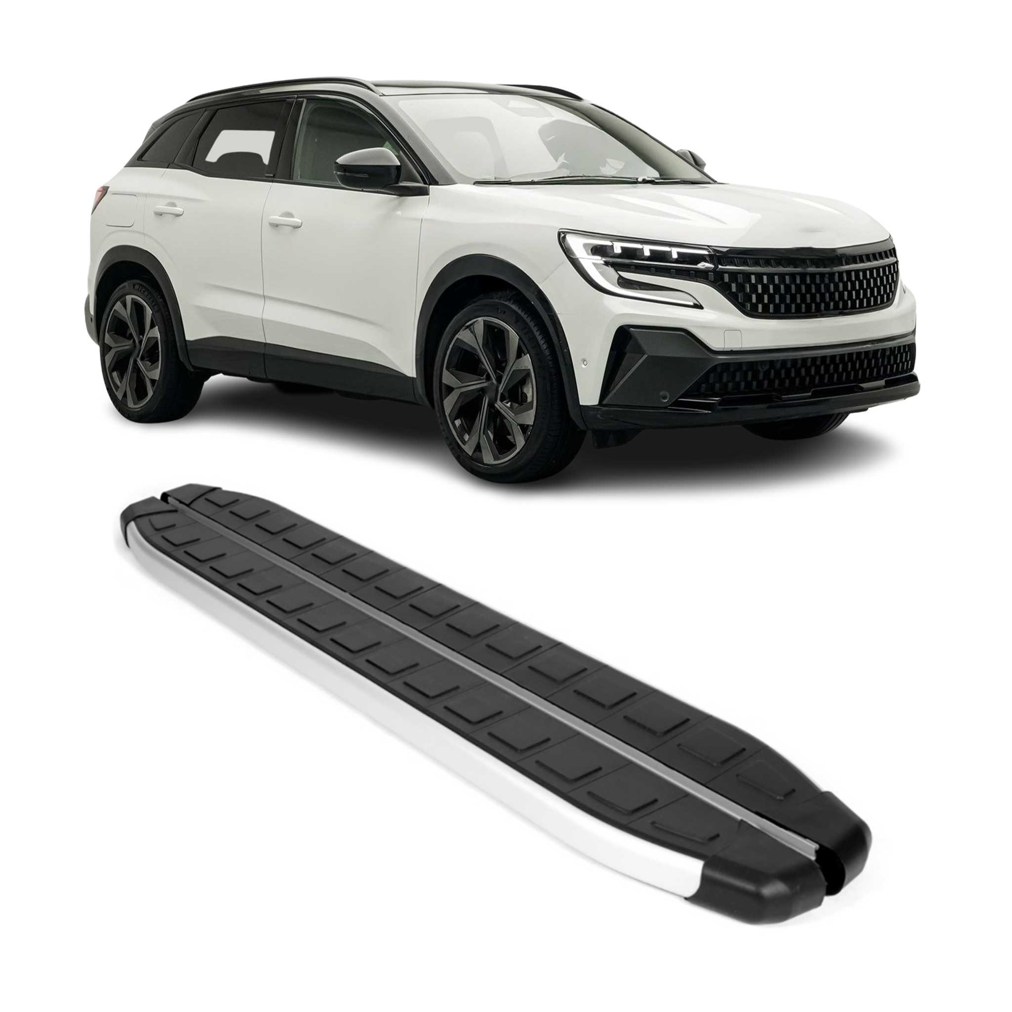 Trittbretter Schweller Seitenschweller für Renault Austral 2022-2026 Alu 2x