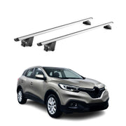 Dachträger Grundtäger für Renault Kadjar 2015-2022 100kg Alu Silber 2tlg ABE