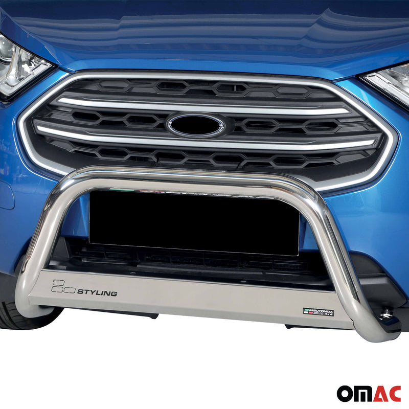 Frontbügel Frontschutzbügel für Ford Ecosport 2018-2022 ø63mm Stahl Silber