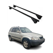Dachträger Grundtäger für Honda CR-V mk1 1995-2001 75kg Metall Schwarz 2 tlg