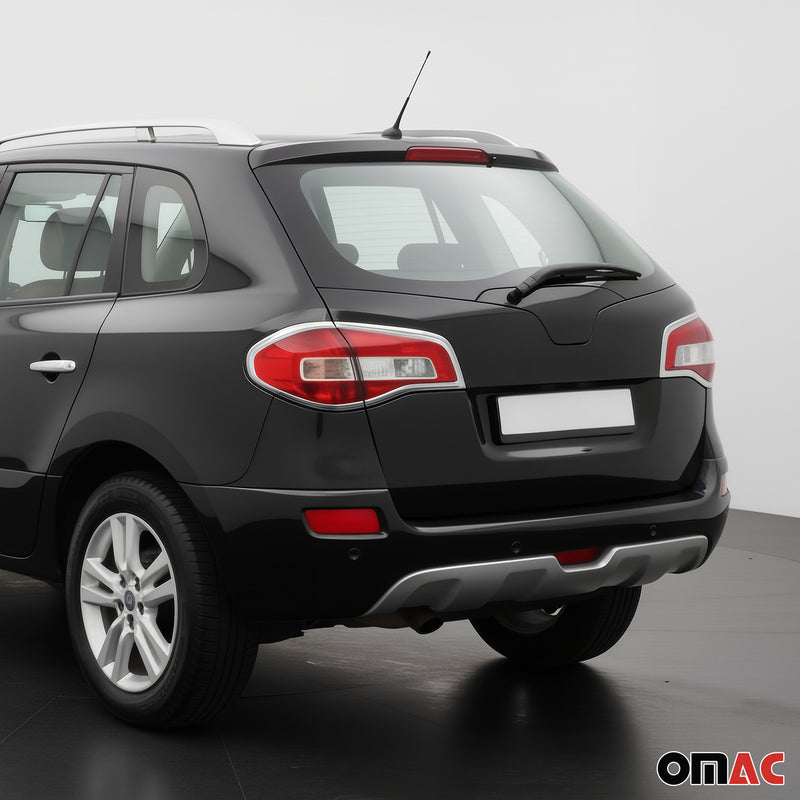 Rücklicht Leisten Heckleuchte für Renault Koleos 2007-2015 Chrom ABS Silber 4tlg