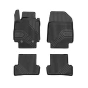 Fußmatten Gummimatten No.77 für Renault Clio III 2005-2012 TPE Schwarz 4 tlg