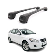 Dachträger Grundträger für Kia Ceed I 2006-2012 Aluminium 75kg Schwarz 2tlg