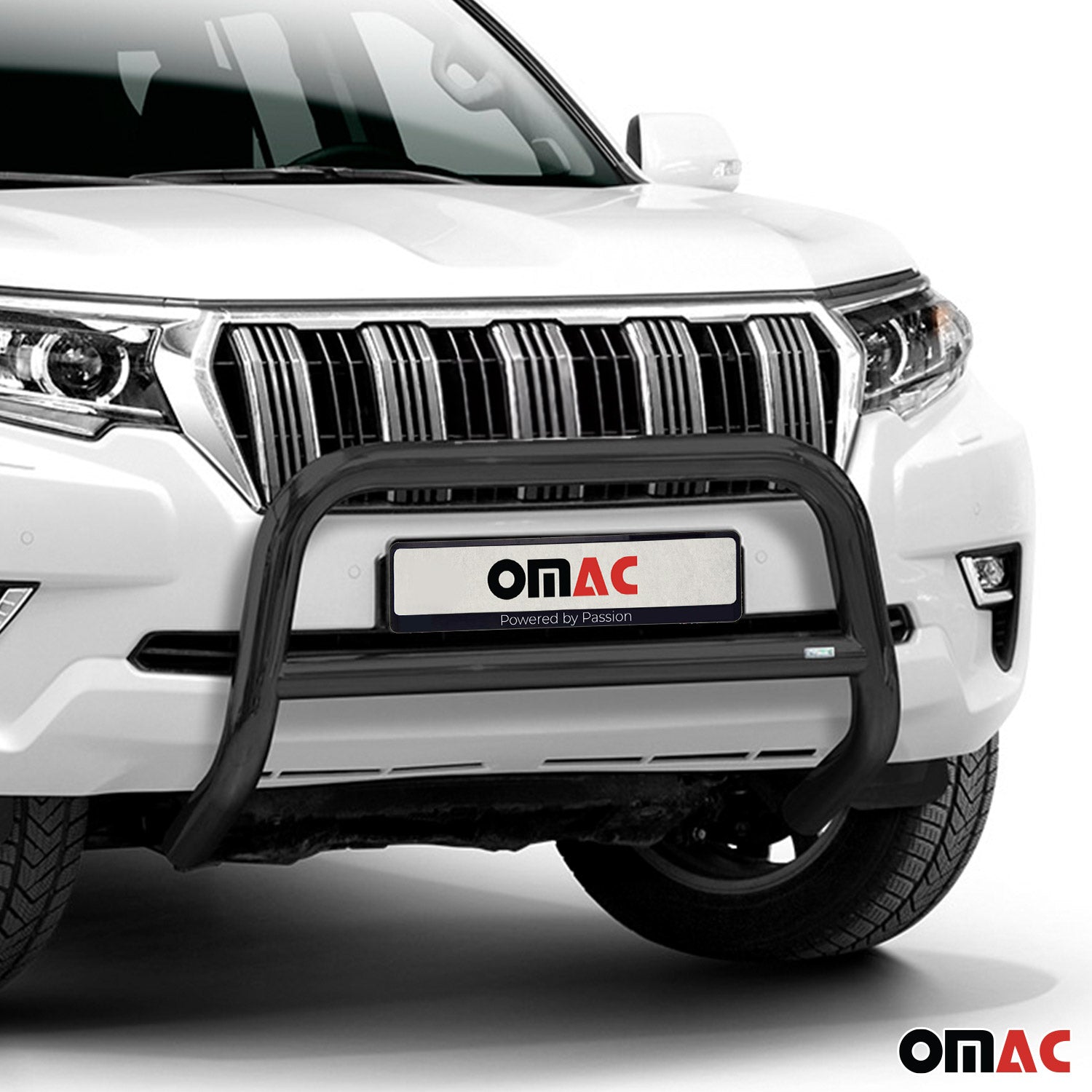 Frontbügel Frontschutzbügel für Toyota Land Cruiser 150 2019-2023 ABE Schwarz