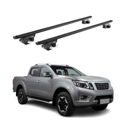 Dachträger Grundtäger für Nissan Navara D23 2015-2023 4 tür 90kg Alu Schwarz ABE