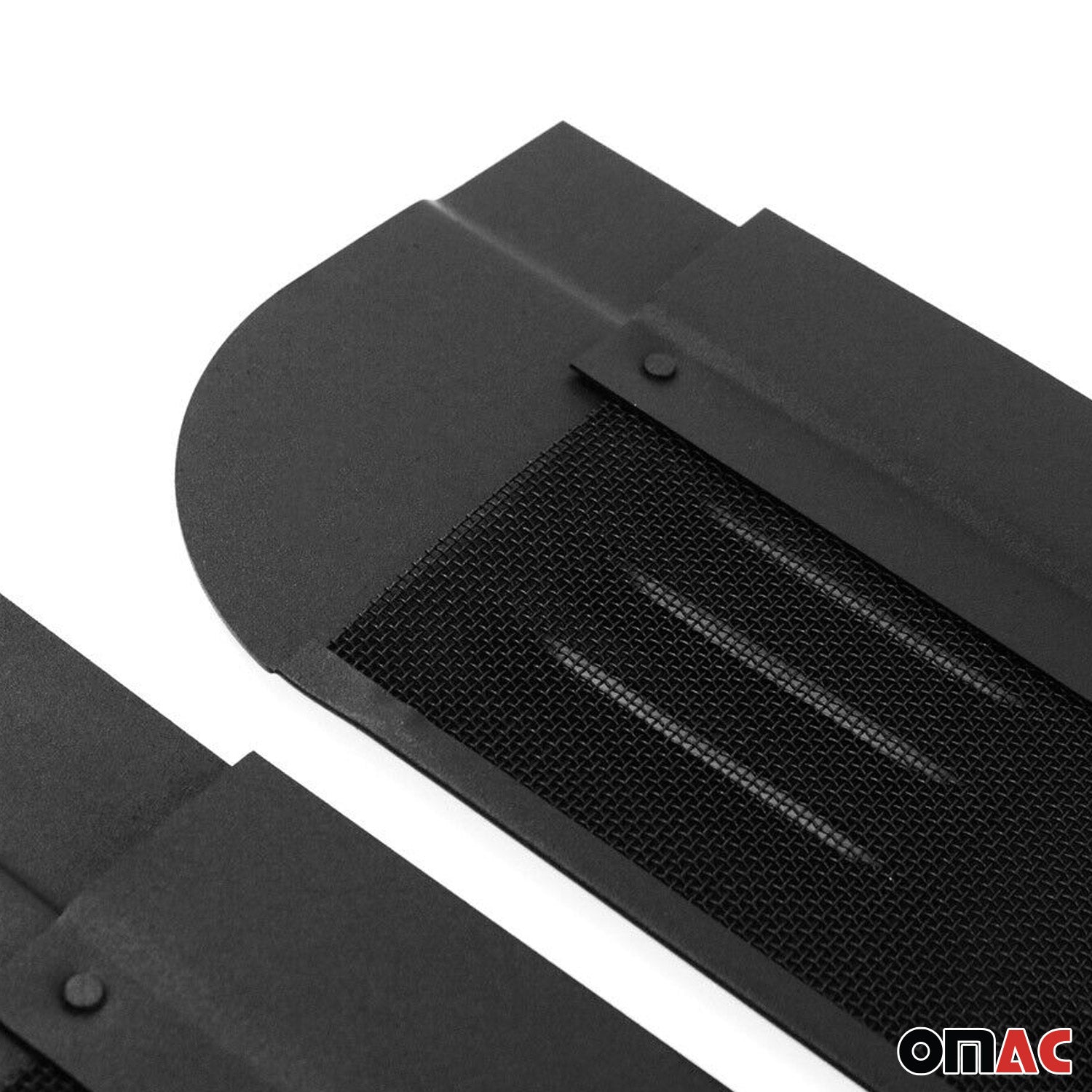 Lüftungsgitter Be & Entlüftung für Citroen Jumper 2006-2026 Aluminium Schwarz 2x