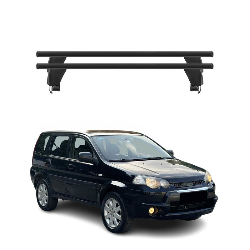 Menabo Dachträger Grundtäger für Honda HR-V 1999-2006 3Tür 50kg Alu Schwarz 2x