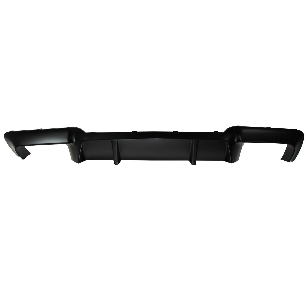JOM Heckschürzeneinsatz für BMW 5er F10/F11 2010-2017 schwarz matt breite Ausführung