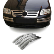Kühlergrill Leisten Grillleisten für VW Caddy 2003-2010 Edelstahl Chrom 4tlg