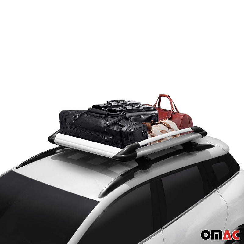 Dachträger + Dachkorb Satz für Skoda Octavia 1998-2004 Aluminium Silber 3tlg