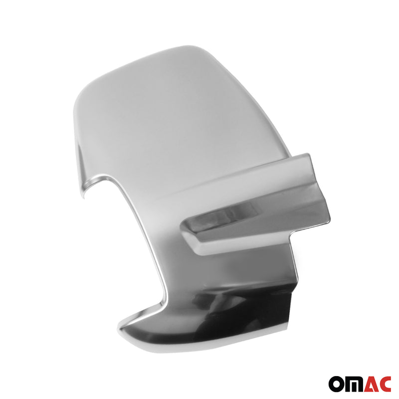 Spiegelkappen Spiegelabdeckung für Ford Transit 2014-2025 Chrom ABS Matt 2tlg