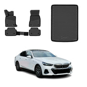 OMAC Fußmatten & Kofferraumwanne Set für BMW 5er G60 Limo 2024-2026