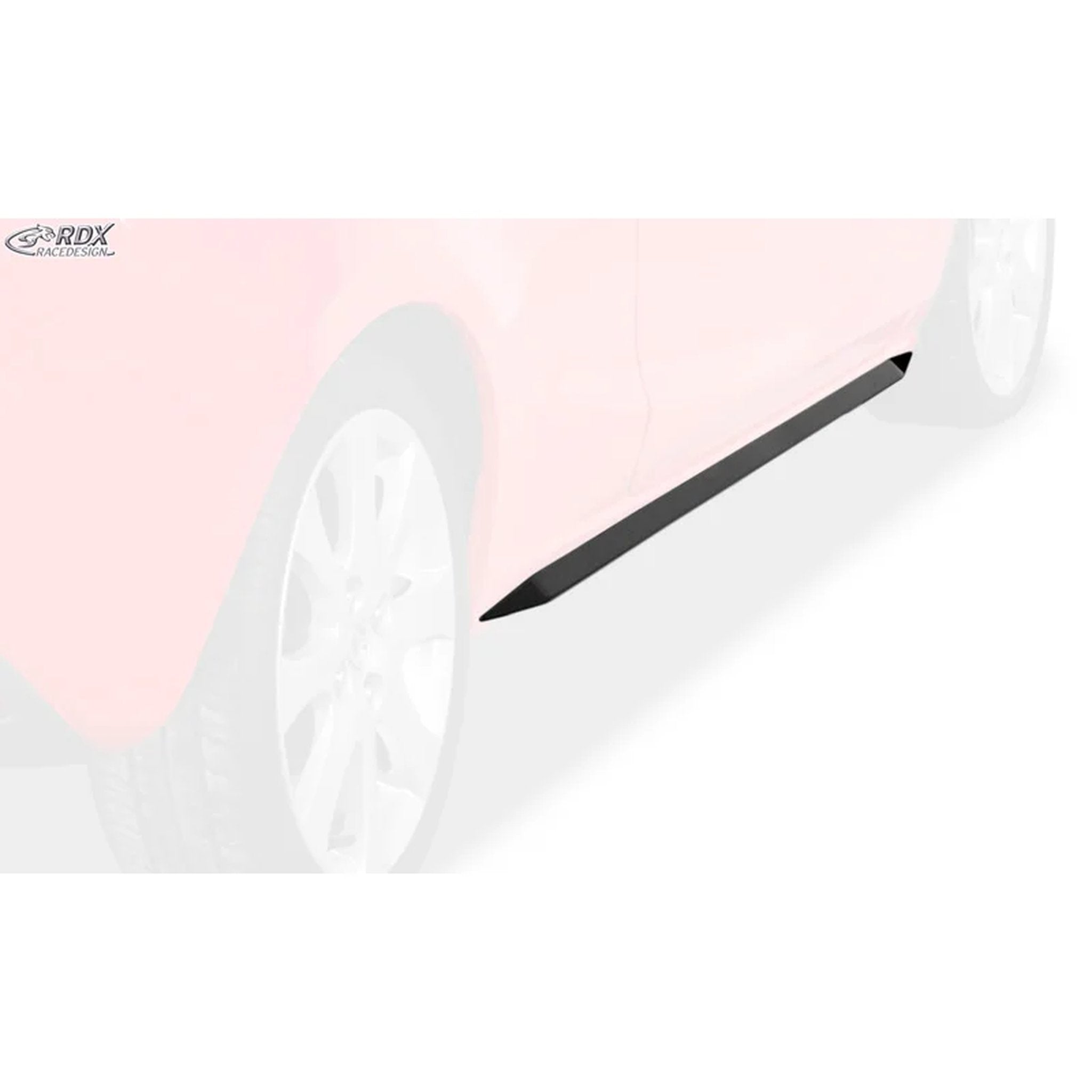 RDX Seitenschweller 'Slim' für Mazda 2 DE 2007-2014 ABS Schwarz 2er-Set TÜV