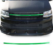 Kühlergrill Leisten Grillleisten für VW T6 Transporter 2015-2019 Edelstahl Grün