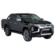 Frontbügel Frontschutzbügel für Mitsubishi L200 2019-2023 ø76mm Stahl Schwarz