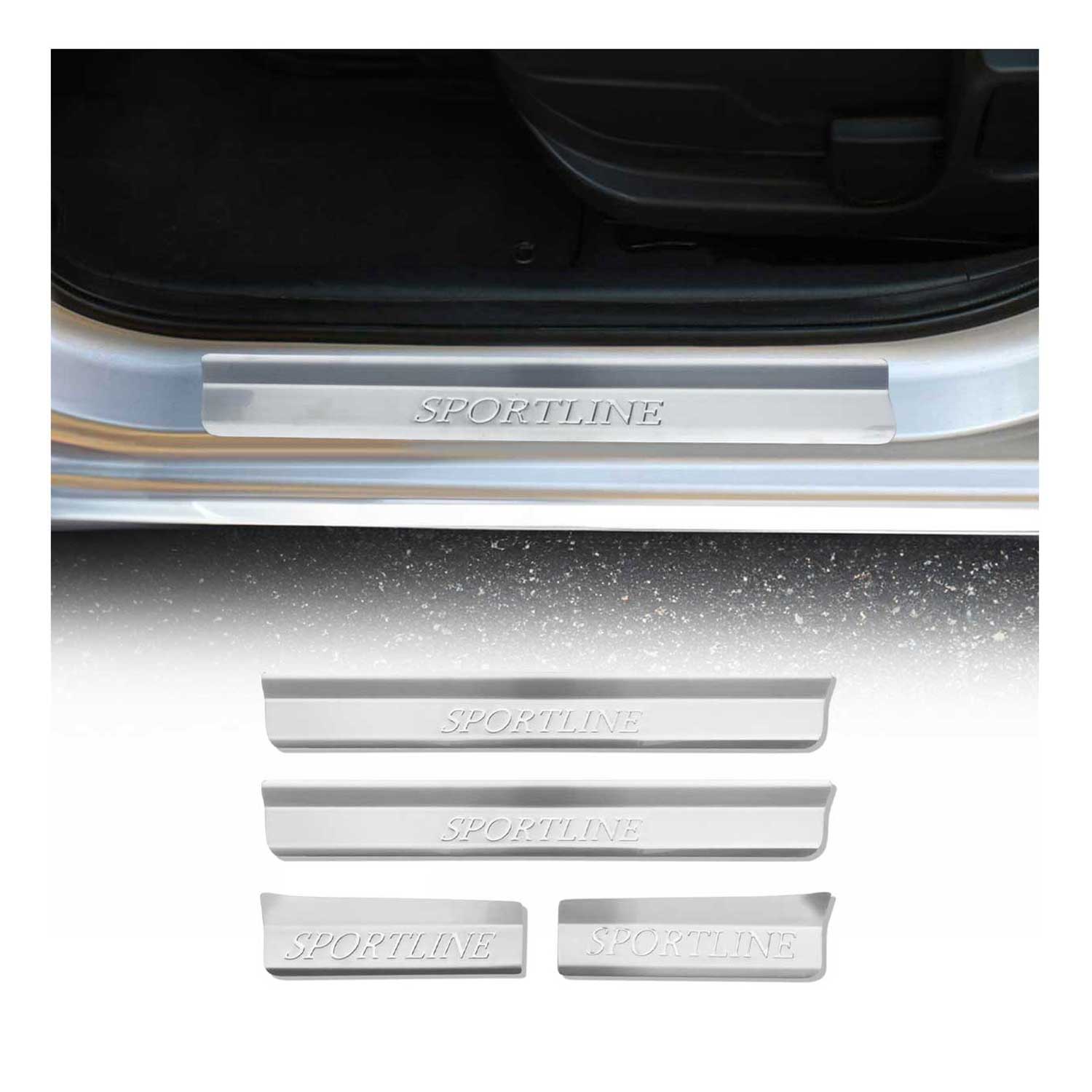 Einstiegsleisten Türschweller für BMW 3er E46 1998-2007 Edelstahl Chrom 4tlg