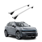 Dachträger Grundträger für Lynk & Co 01 2021-2026 Stahl Silber 2tlg