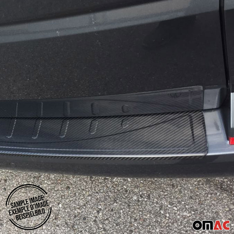 2003-2015 VW T5 Transporter loading sill protection bumper protector carbon fiber red
