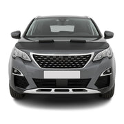 Haubenbra Steinschlagschutz Bonnet Bra für Peugeot 3008 2016-2024 Schwarz Halb
