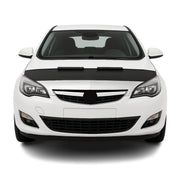 Haubenbra Steinschlagschutz Bonnet Bra für Opel Astra J 2009-2015 Schwarz Halb