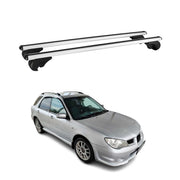 Dachträger Grundtäger für Subaru Impreza mk3 Kombi 2007-2011 75kg Alu Silber 2x