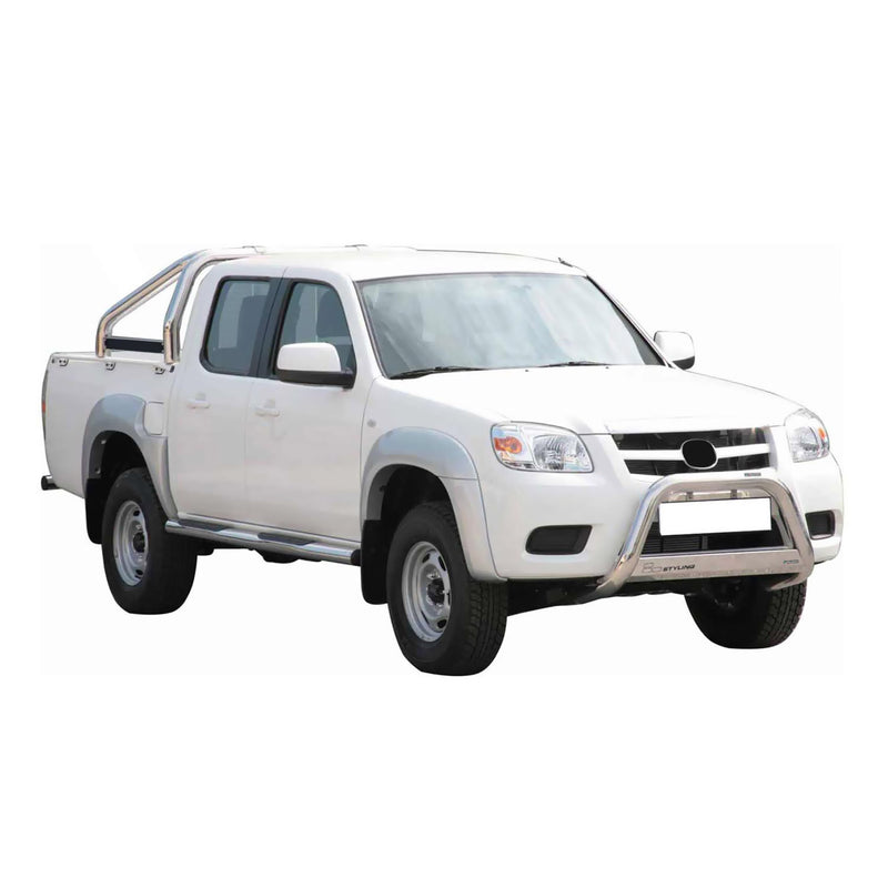 Frontbügel Frontschutzbügel für Mazda BT-50 2009-2012 ø63mm Stahl Silber Schutz