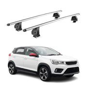Alu Dachträger für DR 3 2018-2026 TÜV Abschließbar T-Nut 75 kg 2tlg Silber