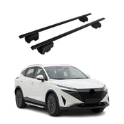 Dachträger Grundträger für Nissan Qashqai J12 2021-2026 Stahl Schwarz 2tlg