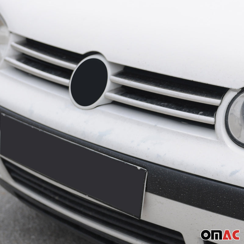 Kühlergrill Leisten Grillleisten für VW Golf 1997-2003 Edelstahl Silber 4tlg