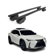 Dachträger Gepäckträger für Lexus UX 2019-2021 Querträger ABE Alu Schwarz 2x