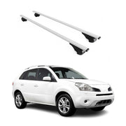 Dachträger Grundtäger für Renault Koleos mk1 2008-2016 75kg Metall Silber 2 tlg