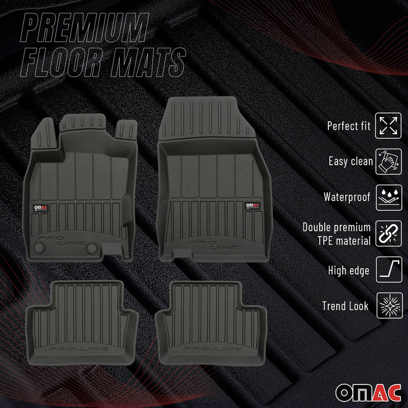 OMAC Gummi Fußmatten für Renault Kadjar 2015-2025 Premium TPE Automatten 4tlg