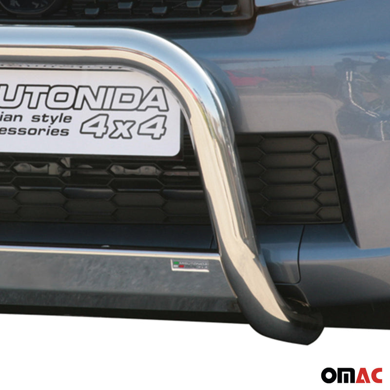 Frontbügel Frontschutzbügel für Daihatsu Terios 2006-2008 ø63mm Stahl Silber